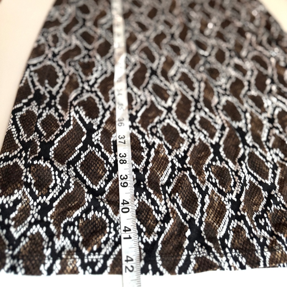 Michael Kors Size Small Snake Python Midi Dress G… - image 6